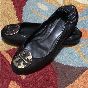 Black Tory Burch size 6 flats